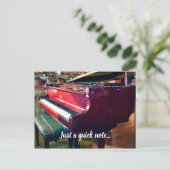 Een korte opmerking... briefkaart (Staand voorkant)