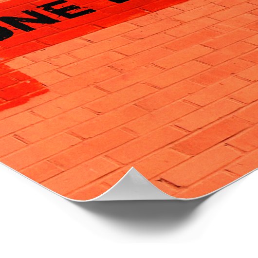 "ÉÉN KORTKOPPEL IN EEN TIJD"  POSTER (Hoek)