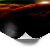 Een kosmisch marmer perfect poster (Hoek)
