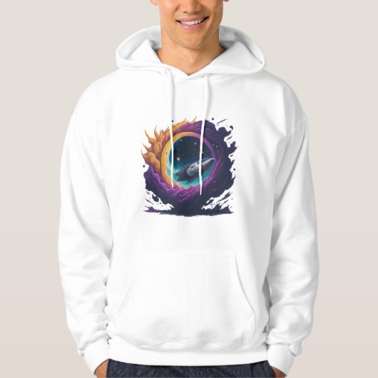 Een kosmische stofwolk hoodie (Voorkant)