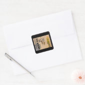 Een kosmische vleugelspan "The Room" sticker (Envelop)