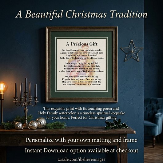 Een kostbaar Kerstcadeau Poster