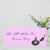 Een kostumePartij "All Hallows Eve" Kaart (Staand voorkant)