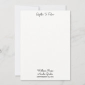 Een kostuum Mannen Adult Tuxedo Bold Zwart Stropda Kaart (Achterkant)