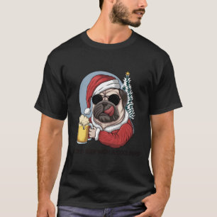 EEN KOUD BIERTJE MET EEN COOLE PUG 437 T-SHIRT