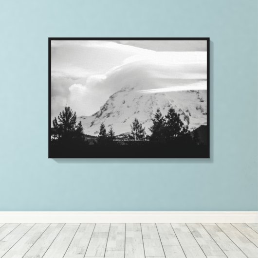 Een koude dag in maart canvas afdruk (Insitu (Houten vloer))