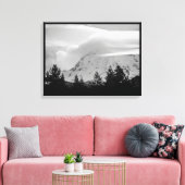 Een koude dag in maart canvas afdruk (Insitu (Woonkamer))