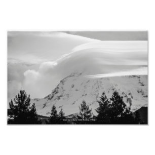 Een koude dag in maart foto afdruk