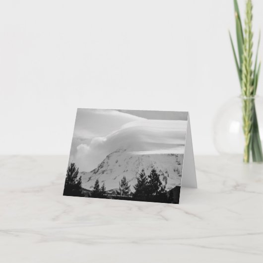 Een koude dag in maart kaart (Voorkant)