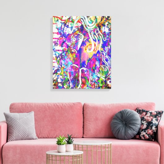 Een koude Drink II Canvas Wall Art (Insitu (Woonkamer))