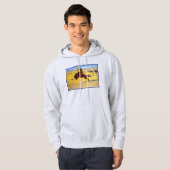 "Een koude ochtend op de Range" Hoodie (Voorkant volledig)