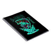 een koude vis met coole kunst past op maat notitieboek (Rechterzijde)