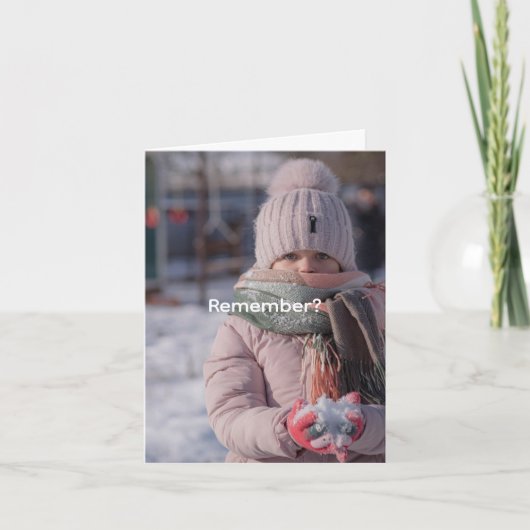 EEN KOUDE VRIENDSCHAP KAART (Voorkant)