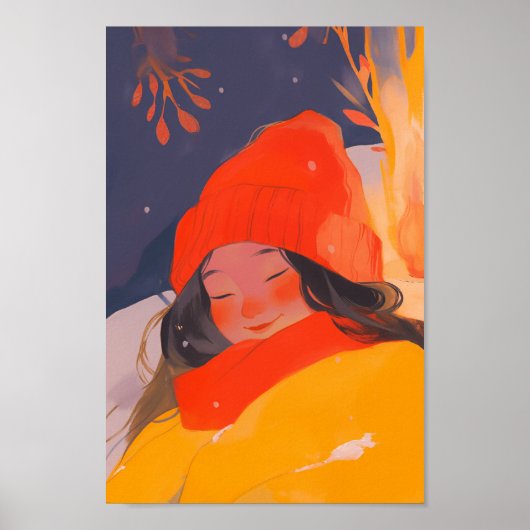 Een koude winter poster (Voorkant)