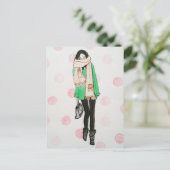 Een koude winterdag: Briefkaarten (Staand voorkant)