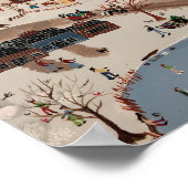 Een koude winterdag... poster (Hoek)