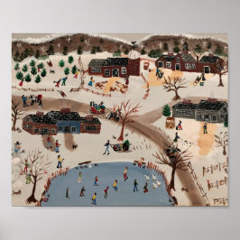 Een koude winterdag... poster