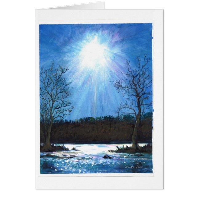 Een koude winterochtend in de rivier de Potomac (Voorkant)