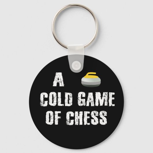 Een koudspel van de Sleutelhanger van het krullen  (Voorkant)