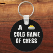 Een koudspel van de Sleutelhanger van het krullen  (Voorkant)