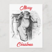 Een kous vol (1879) door Thomas Nast. Feestdagenkaart (Voorkant)