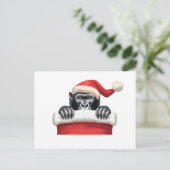 Een kous vol met gorilla-juichen briefkaart (Staand voorkant)