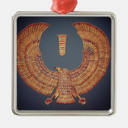 Een kraag in de vorm van de gier godin metalen ornament (Voorkant)