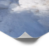 Een kraai bij Crowfoot Mountain Alberta Canada Poster (Hoek)