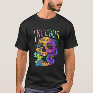 Een Kraai Liet Schedel Ochtend En Bloem Incubus Ui T-shirt
