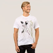 Een kraan in Shirten van Bamboe T-shirt (Voorkant volledig)