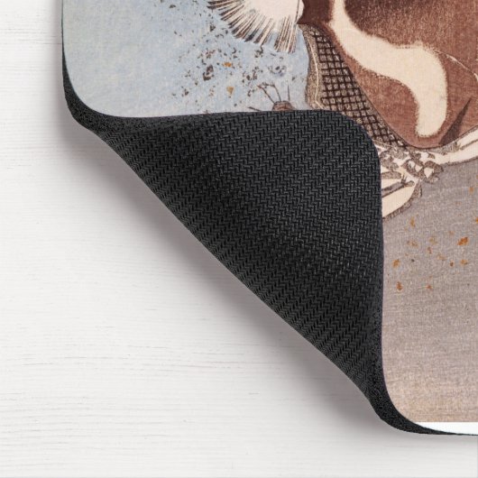 Een krab op de kust muismat (Hoek)