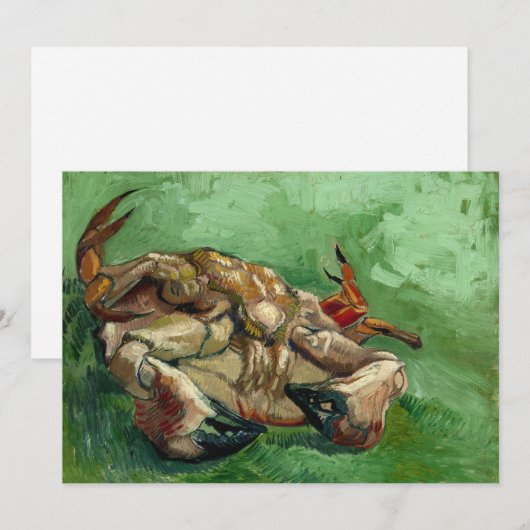 Een krab op zijn rug | Vincent van Gogh (Voorkant / Achterkant)