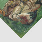 Een krab op zijn rug | Vincent van Gogh Tissuepapier (Detail)