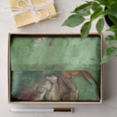 Een krab op zijn rug | Vincent van Gogh Tissuepapier (Geschenk)