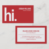 Een krachtig Hi - Modern Visitekaartje - Groupon (Voorkant / Achterkant)