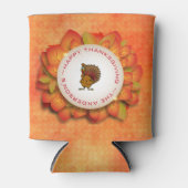 Een krans van herfstbladeren & Turkije Blikjeskoeler (Voorkant)