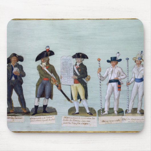 Een krantenverkoper, een burger die klaar is om te muismat (Voorkant)