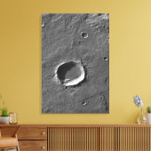 Een krater op Mars Canvas Afdruk (Insitu (Woonkamer))