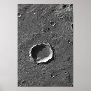 Een krater op Mars Poster