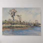Een kreek bij Wilmington NC Poster (Voorkant)