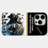 Een krijger staat trots onder de bewakers van natu Case-Mate iPhone case (Achterkant (horizontaal))