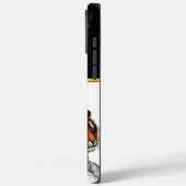 Een krijgerkoningin met een majestueuze tijger bij Case-Mate iPhone case (Achterkant / Links)