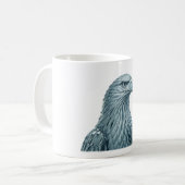 Een kristallen adelaar in een koninklijke pose: koffiemok (Voorkant links)