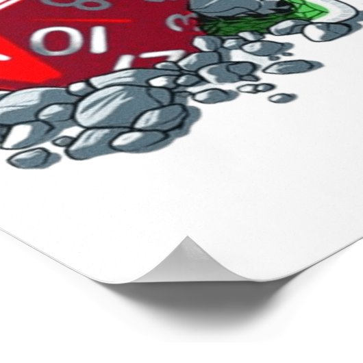 Een kritische rol poster (Hoek)