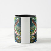 Een krokodil met open mond. mok (Midden)