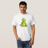 Een krokodil tekenen. t-shirt (Voorkant volledig)