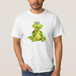 Een krokodil tekenen. t-shirt