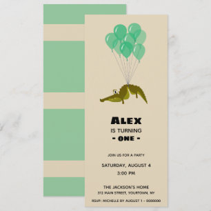 Een krokodillenpartij kiezen kaart