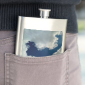 Een kromming in de wolken flacon (Voorbeeld)