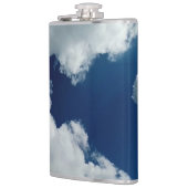 Een kromming in de wolken heupfles (Links)
